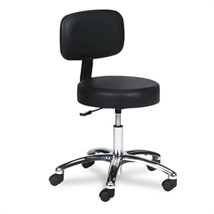 Safco Black Lab Stool with Pneumatic Lift