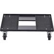 Safco Stacking Mobile Rolling Chair Cart Black