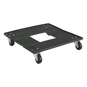 Safco Stacking Mobile Rolling Chair Cart Black