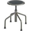 Safco Diesel Backless Low Base Industrial Drafting Chair in Black