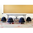 Safco Diesel Backless Low Base Industrial Drafting Chair in Black