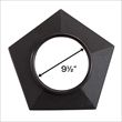 Safco Canmeleon Indoor/Outdoor Open Top Pentagon Trash Can 30 Gallon Black