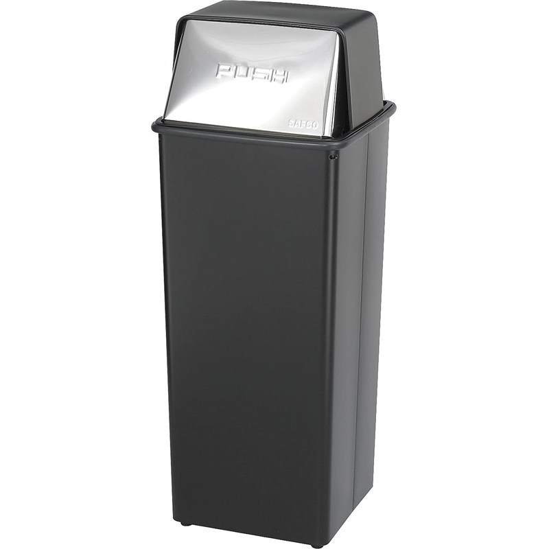 Safco Reflections 21 Gallon Push Top Receptacle