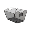 Safco Ony Mesh Desktop Tub File Letter Size in Black