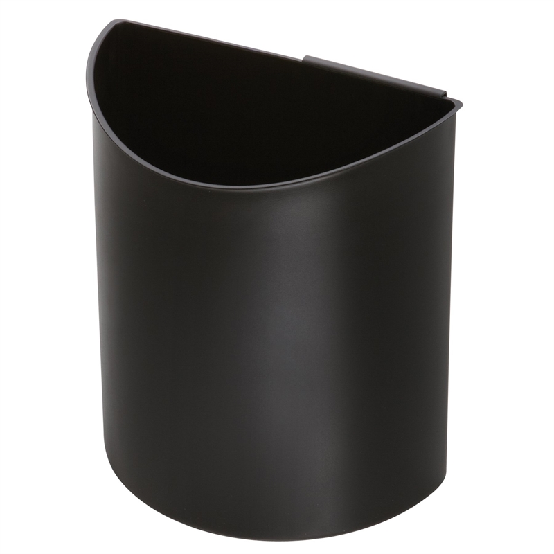 Safco Small Desk-Side Receptacle in Black & Blue