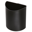 Safco Small Desk-Side Receptacle in Black & Blue