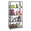 Safco 36 x 18 Commercial 5 Shelf Kit in Dark Grey Finish