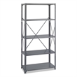 Safco 36 x 18 Commercial 5 Shelf Kit in Dark Grey Finish