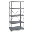 Safco 36 x 24 Commercial 5 Shelf Kit in Dark Grey Finish