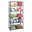 Safco 36 x 18 Commercial 6 Shelf Kit in Dark Grey Finish