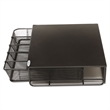 Safco Onyx 1 Drawer Hospitality Organizer in Black