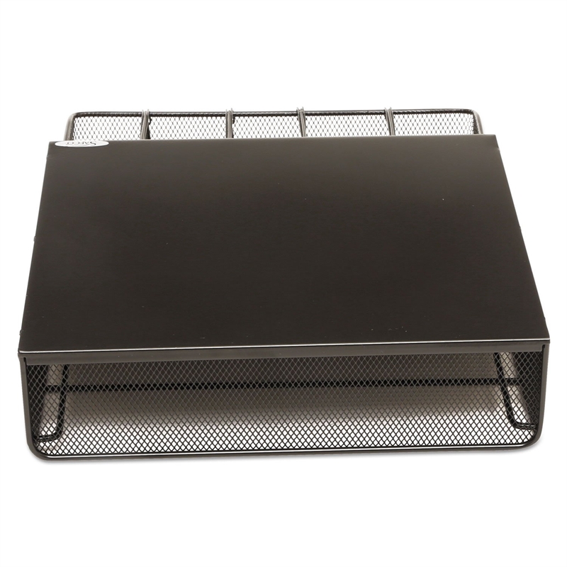 Safco Onyx 1 Drawer Hospitality Organizer in Black