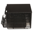 Safco Onyx 3 Drawer Hospitality Organizer in Black