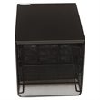 Safco Onyx 3 Drawer Hospitality Organizer in Black