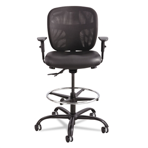 Safco Vue Heavy Duty Stool in Black Vinyl