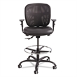 Safco Vue Heavy Duty Stool in Black Vinyl