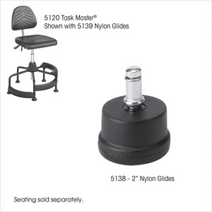 Safco 2&quot Nylon Glides for Drafting Chairs
