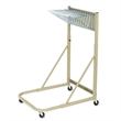 Safco Mobile Hanging Files Metal Stand for Hanging Clamps in Sand
