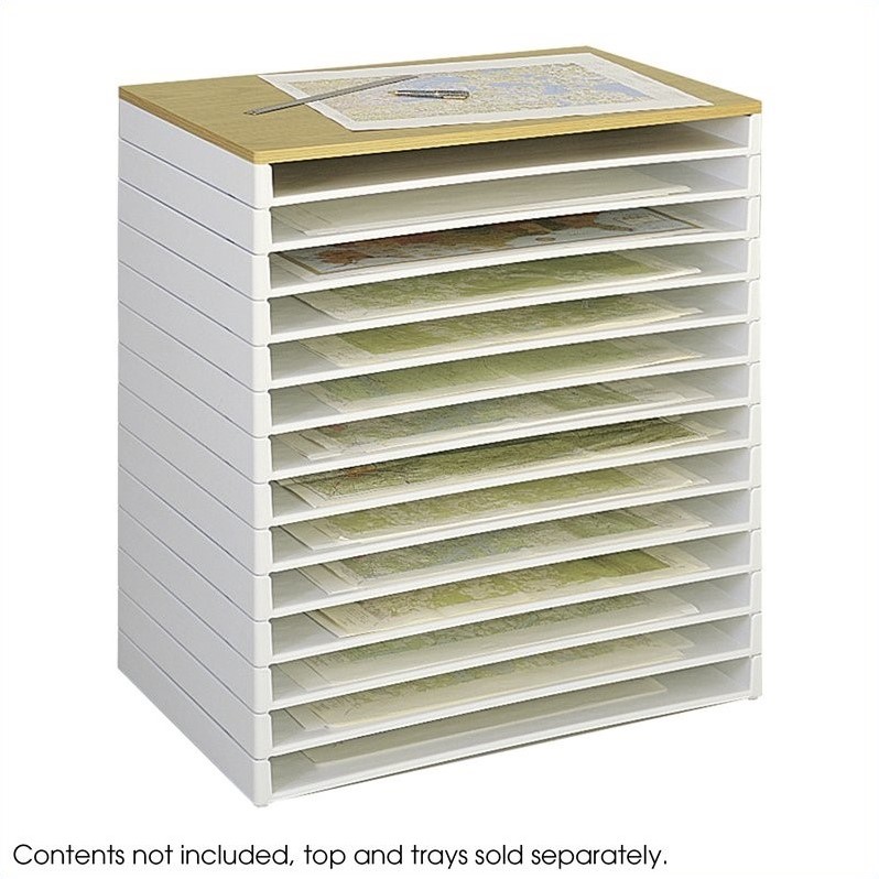 Safco Giant Stack Plastic File Tray for 30