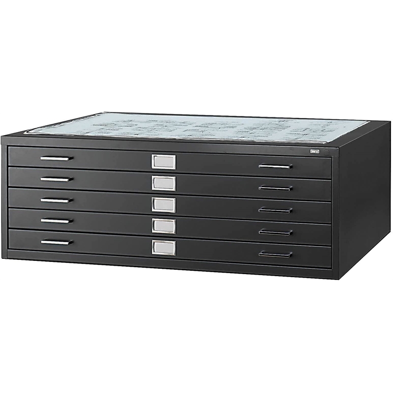 Safco 5 Drawer Flat Files Metal Cabinet for 30