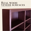 Concepts in Wood Book Shelf - Tall Wood Bookcase Furniture - 72 x 84