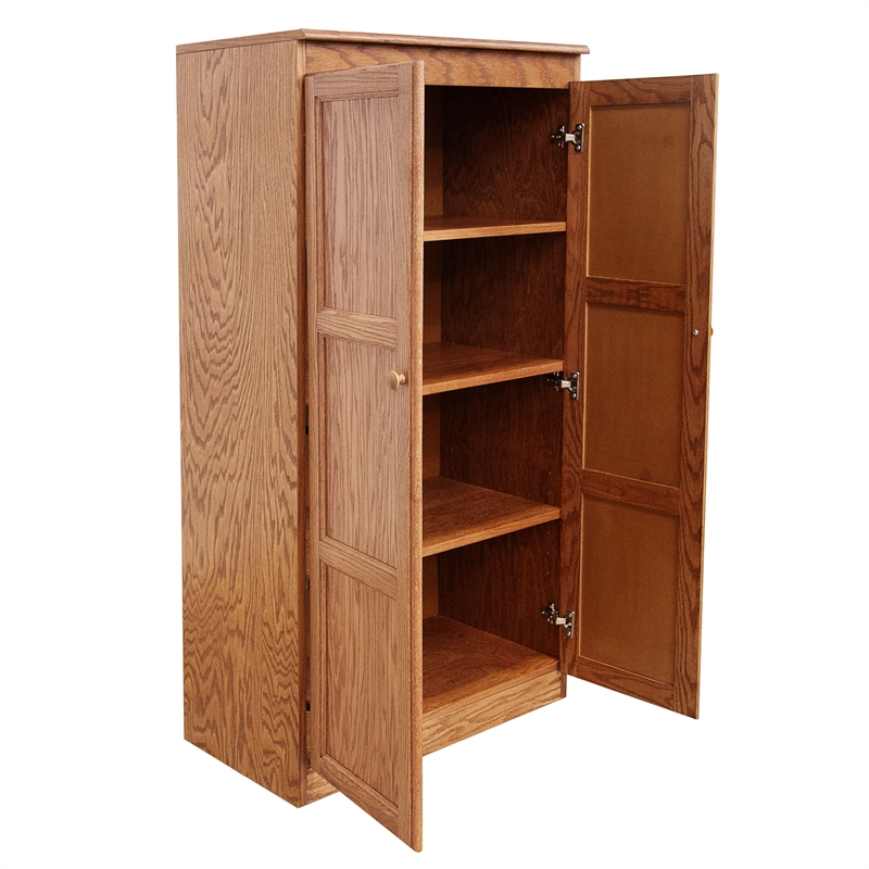 Concepts in Wood Storage Cabinet -  Adjustable Shelves - 30 x 60 (Oak)
