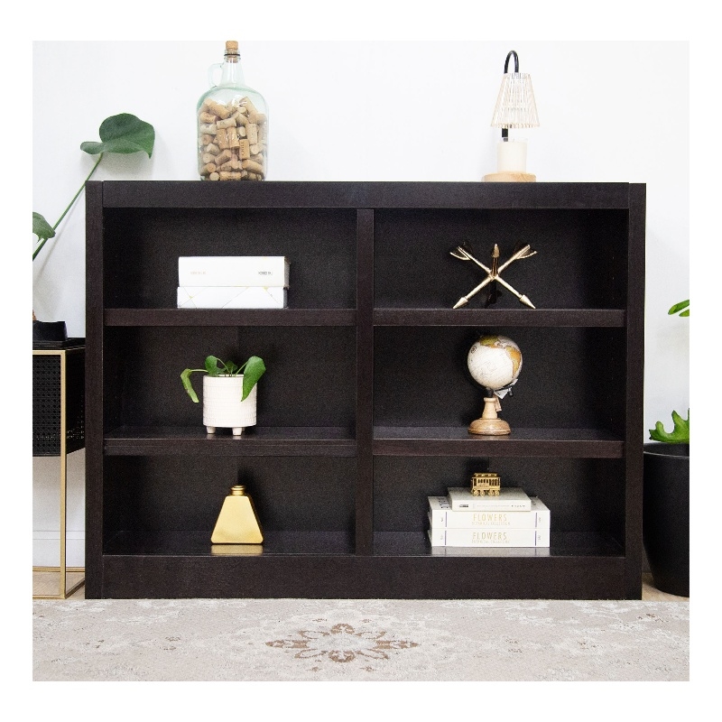 Concepts in Wood Book Shelf - Wood Bookcase Furniture 48 x 36