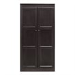 Concepts in Wood Armoire Wardrobe Closet - 5 ft Tall - Espresso