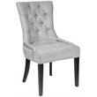 Uptown Club Paris Transitional Fabric Tufted Dining Side Chair in Gray