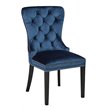 Uptown Club Norfolk Dining Chair in Blue Velvet