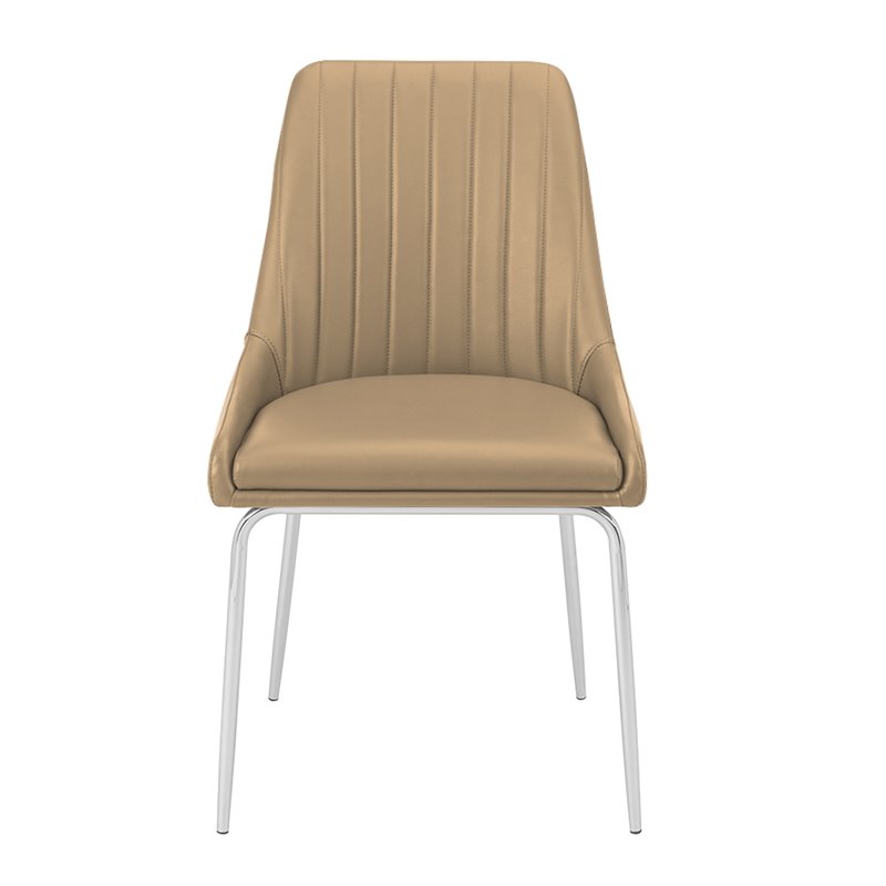 Uptown Club Fabric Upholstered Dining Chairs in Gray - Set of 2