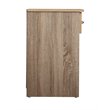 Glory Furniture Lindsey Manufactured Wood 1-Drawer RTA Nightstand in Sandle Wood