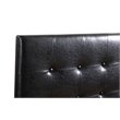 Glory Furniture Supernova Faux Leather Upholstered Twin Headboard in Black