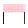 Glory Furniture Supernova Faux Leather Upholstered Full Headboard in Pink