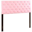 Glory Furniture Supernova Faux Leather Upholstered Full Headboard in Pink