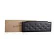 Glory Furniture Deb Velvet Upholstered Queen Bed in Black