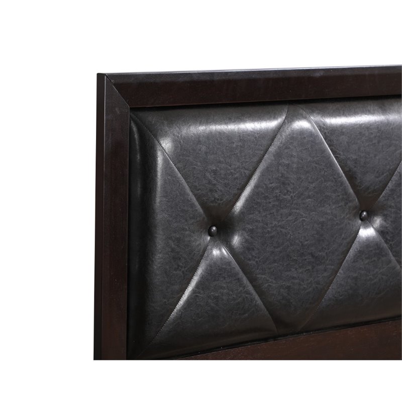 Glory Furniture Primo Twin Panel Bed in Espresso