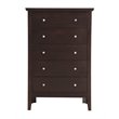 Glory Furniture Primo 5-Drawers Bedroom Chest in Espresso