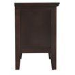 Glory Furniture Primo 2 Drawer Nightstand in Espresso