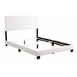 Glory Furniture Caldwell Faux Leather Panel Full Bed in White