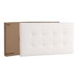 Glory Furniture Caldwell Faux Leather Panel Twin Bed in White