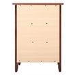 Glory Furniture Daniel 3 Drawer Nightstand in Cherry