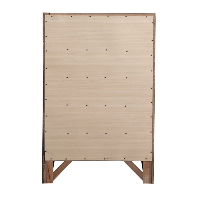 Glory Furniture Marilla 5-Drawers Bedroom Chest in Cappuccino