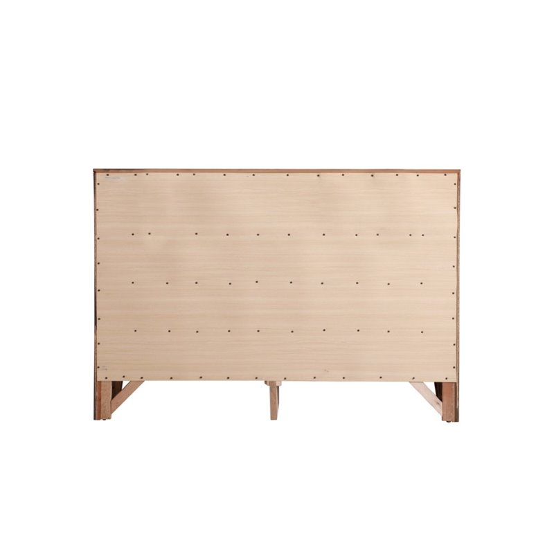 Glory Furniture Marilla 8-Drawers Bedroom Dresser in Cherry