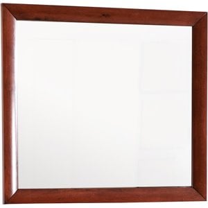 Glory Furniture Marilla Mirror in Cherry