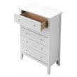 Glory Furniture Primo 5-Drawers Bedroom Chest in White