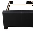 Glory Furniture Marilla Faux Leather Upholstered Twin Bed in Black