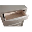 Glory Furniture Marilla 5-Drawers Bedroom Chest in Silver Champagne