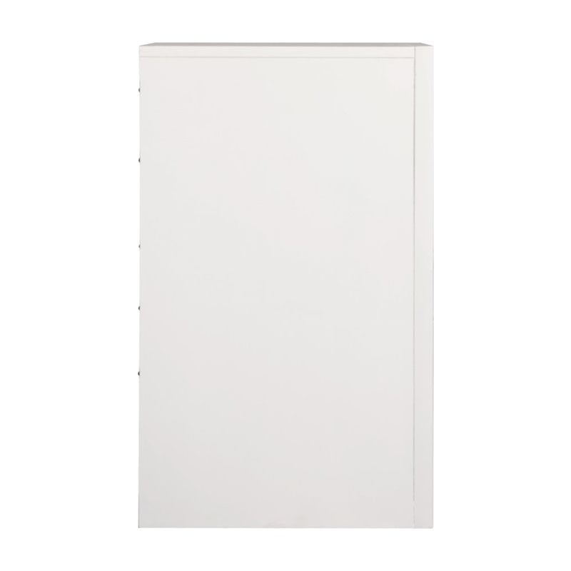 Glory Furniture Marilla 3 Drawer Nightstand in White