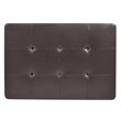 Glory Furniture Revere Faux Leather Ottoman in Cappuccino